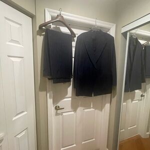 Canali Navy Pinstripe Suit